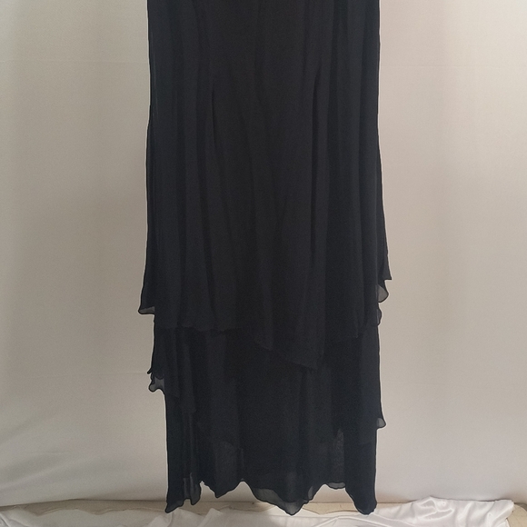 Capricorn Women's Medium Black High Low Dress - Picture 6 of 9